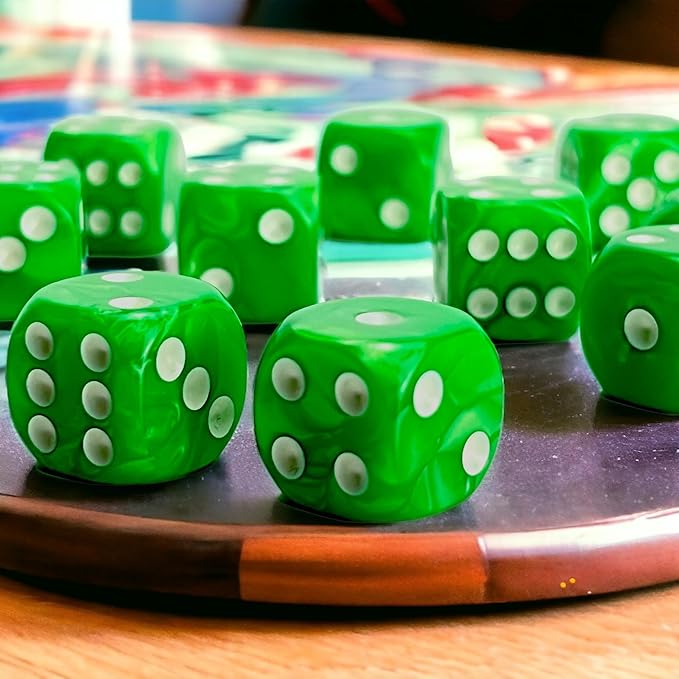 Luck Lab 10-Piece Acrylic D6 Dice Pack - Image 5