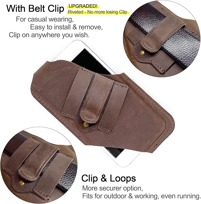 TobbinGear Leather Cell Phone Holster - Image 2