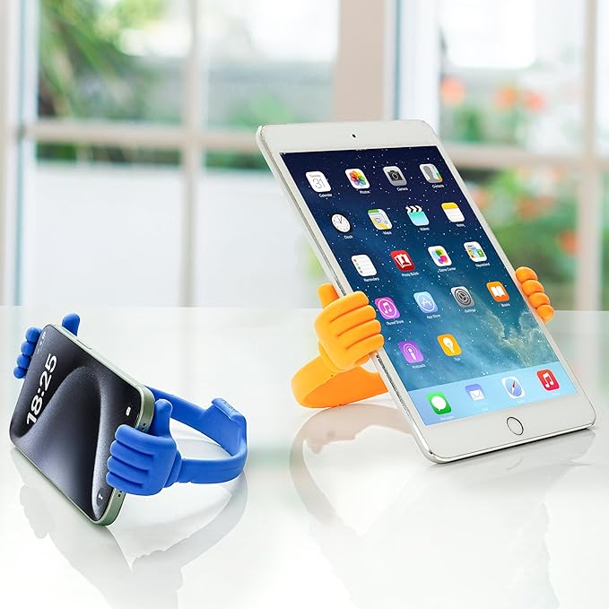 Honsky Cell Phone Stand Holder 2-Pack, Thumbs Up Lazy Phone Stand, Universal - Image 2
