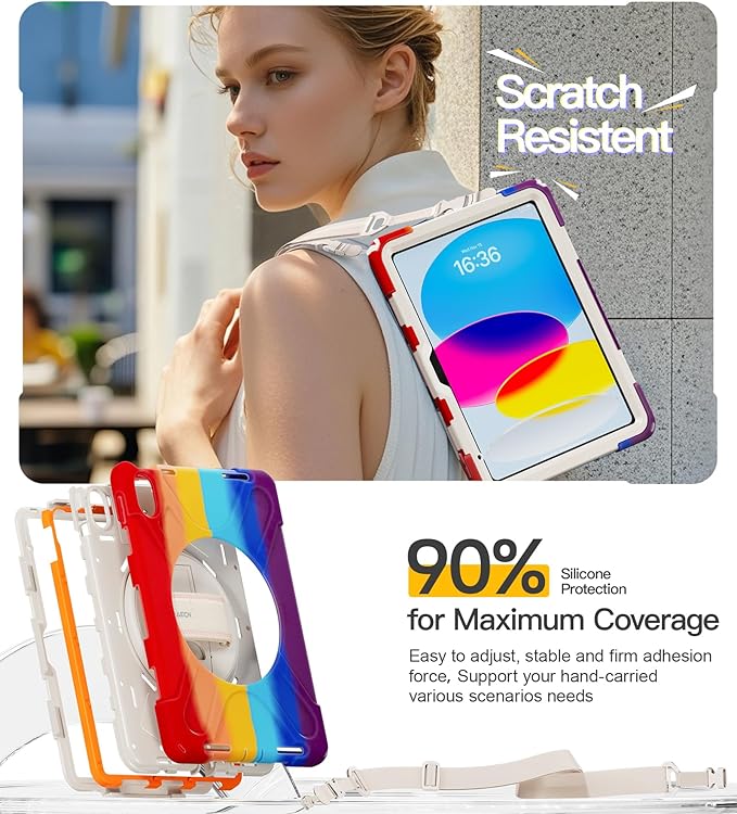 BRAECN for iPad 11th/10th Generation case 11/10.9 inch 2025/2022 Heavy Duty - Image 6
