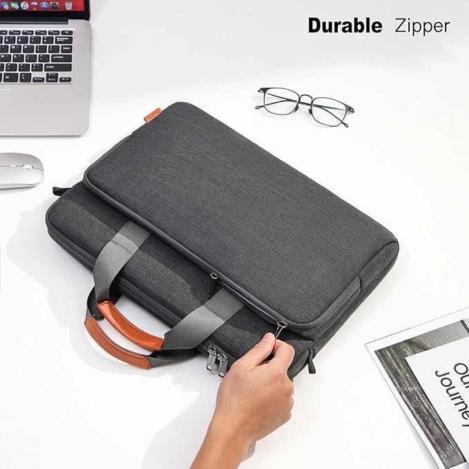 15 15.6 16 inch Laptop Computer PC Shoulder Bag Carrying Case, Water-Repellent - Image 6