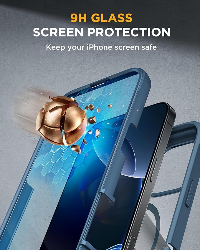 Miracase Magnetic for iPhone 16 Pro Case Full-Body Phone - Image 3