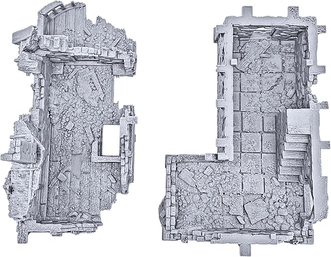 Ruined Port Merchant by Printable Scenery, 3D Printed Tabletop RPG Scenery and - Image 9