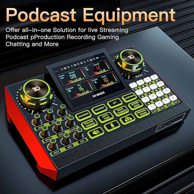 Audio mixer, suitable for live streaming, and gaming on computers/phones; - Image 3