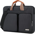 Lacdo 360° Protective Laptop Shoulder Bag, 14 Inch Laptop Sleeve Case by Lacdo