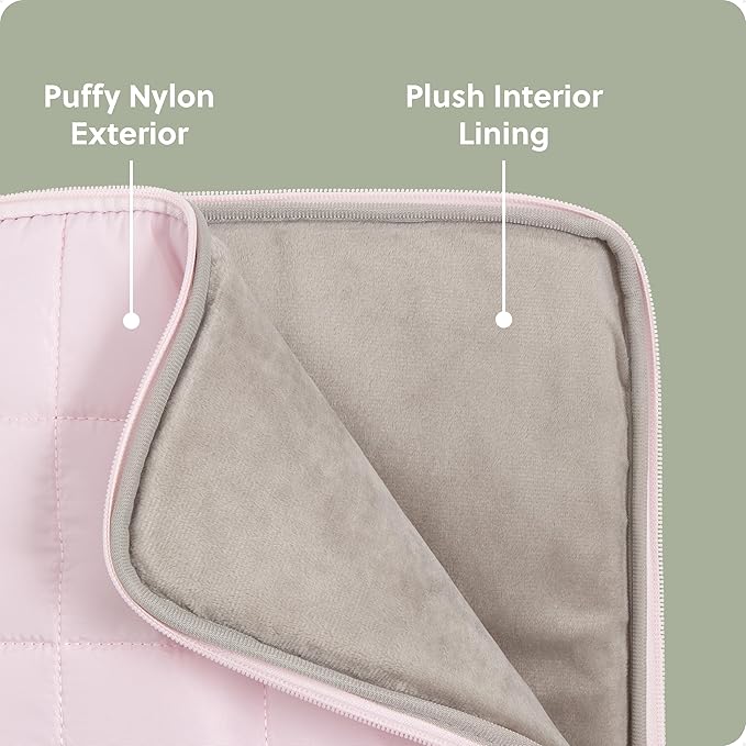 U Brands Nylon Puffer Zipping Large Laptop Sleeve, 9.75" x 13", Computer - Image 3