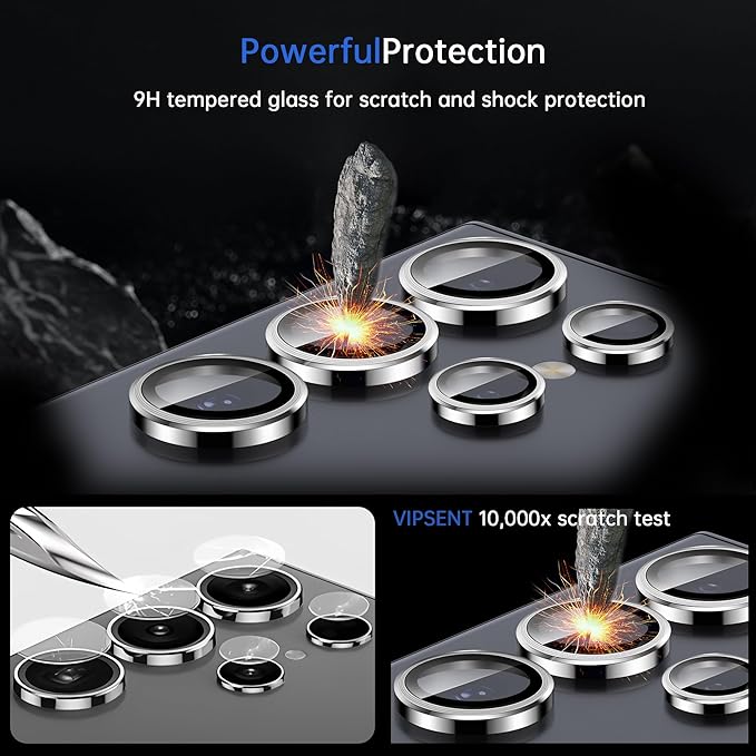 For Samsung Galaxy S23 Ultra Camera Lens Protector, Individual Lens Protector - Image 2