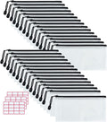 Vuzvuv 30pcs 9.1"x 4.5" Mesh Zipper Pouch Zipper Bags, Zipper Case Pouch Bulk by Vuzvuv