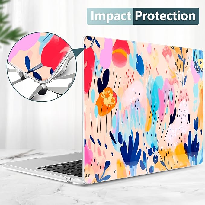 TWOLSKOO Compatible with M4 MacBook Air 15 inch Case 2025-2023 Released Model - Image 6
