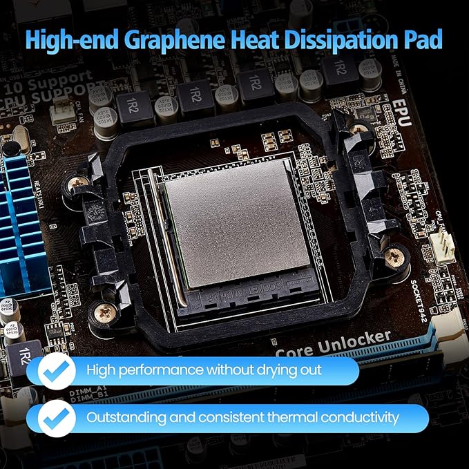 Thermal Pad, 29 * 25 * 0.2mm, Graphene Thermal Pads - Image 2