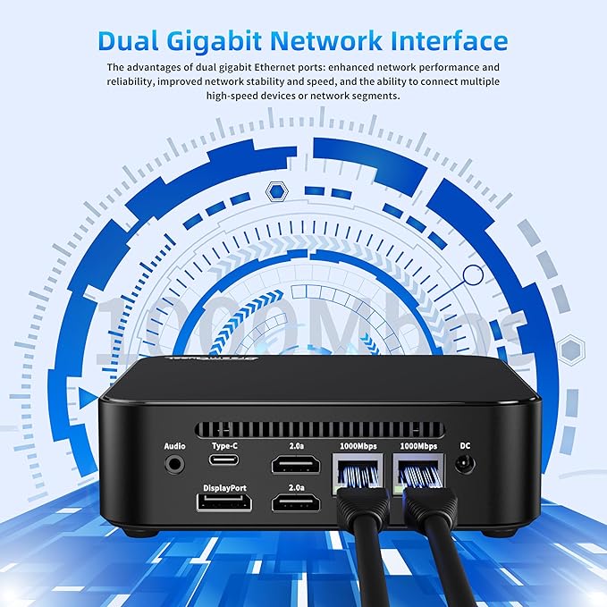 DreamQuest Mini PC W-11 Pro Intel 12th Alder Lake N95 Micro PC 16GB RAM 512GB - Image 7