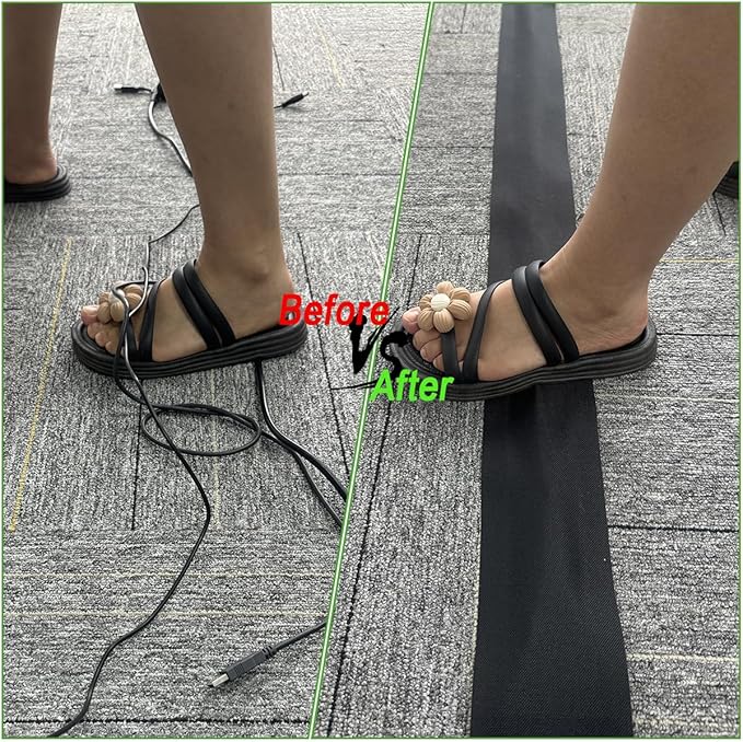 Floor Cable Covers - 20ft Oxford Fabric Cord Protector - Image 5