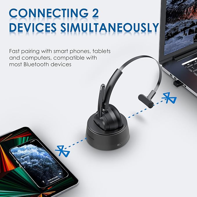Bluetooth Headset, Wireless Headphone - Image 4