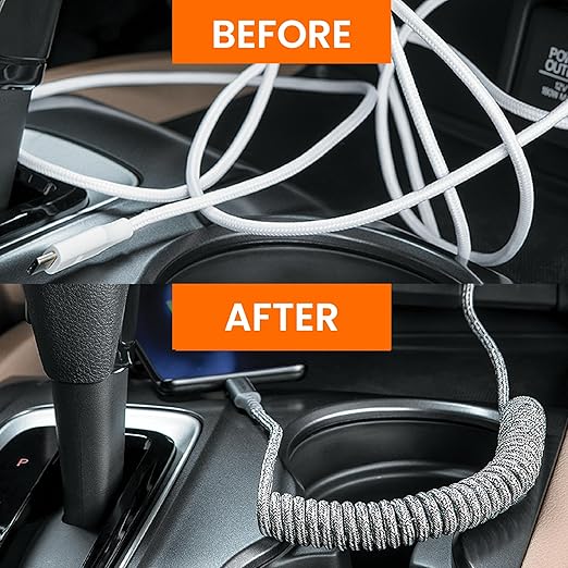 Ventev Helix 14 in Expandable iPhone Cable | Fast Charging USB-A to Lightning - Image 4