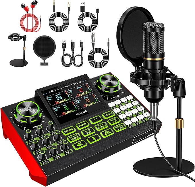 Podcast Equipment Bundle – Condenser Microphone by tenlamp