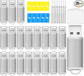 USB Thumb Drive 8GB Flash Drives 20 Pack, Nicepicten Memorias USB 2.0 Memory by NicepictenUSBFlashDrive