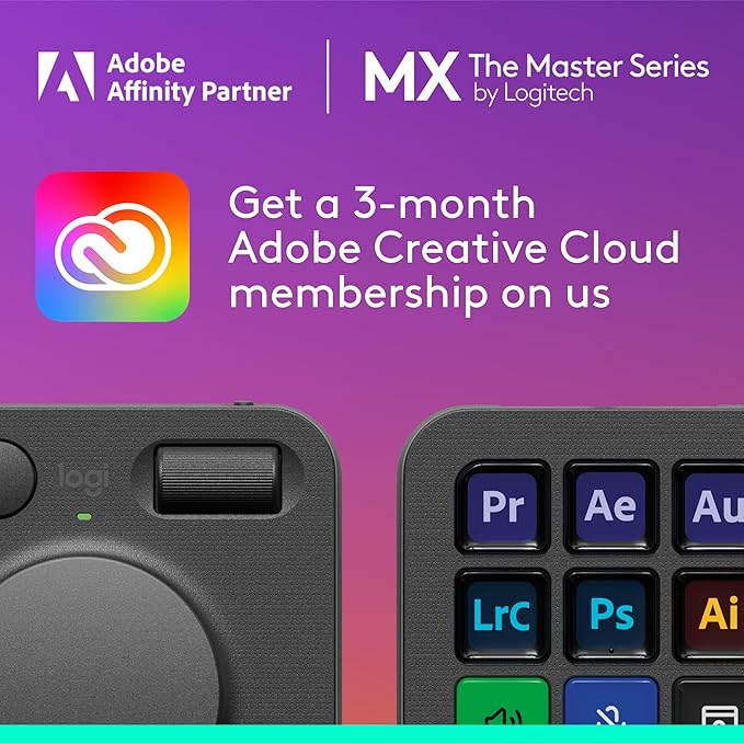 Logitech MX Creative Console, 9 Customizable LCD Keys, Stream Deck Accessories - Image 2