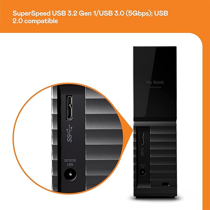 WD 18TB My Book Desktop External Hard Drive, USB 3.0, External HDD - Image 7