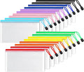 SUNEE Plastic Mesh Zipper Pouch 4.6x9.2 in, Plastic Pencil Pouches, by SUNEE