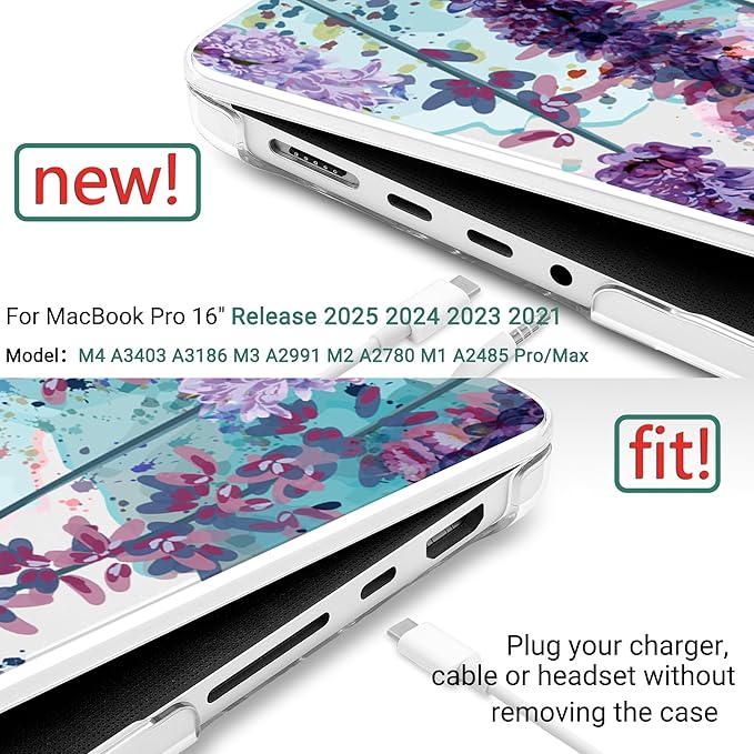 DONGKE for M4 MacBook Pro 16 Inch Case 2024 2023 2021 A3403 A3186 M3 A2991 M2 - Image 2