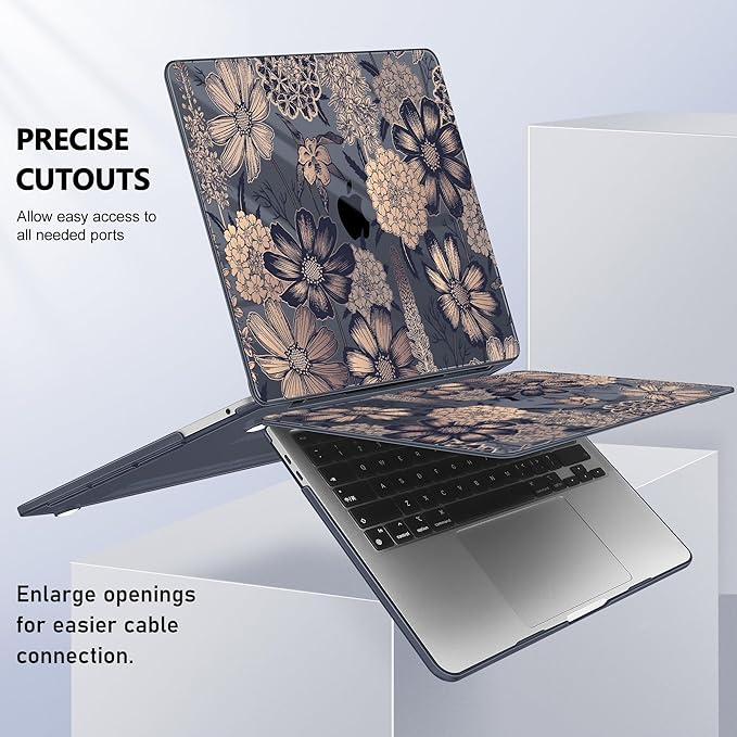 Case for MacBook Pro 13 inch with/Without Touch Bar, Hard Shell + Keyboard - Image 8