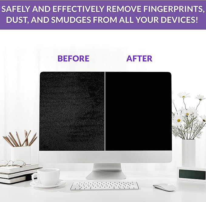 Swanky Computer Screen Cleaner Kit: Set of Electronic Cleaner Spray Microfiber - Image 4