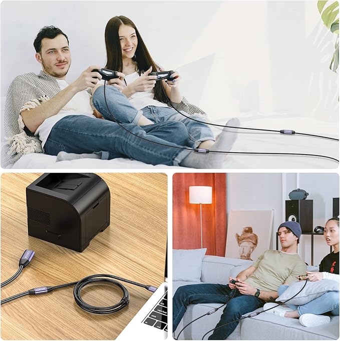 LDKCOK USB 2.0 Type A Male to A Female Active Repeater Extension Cable 100ft - Image 6