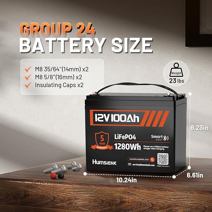 12V 100Ah LiFePO4 Lithium Battery - Image 4