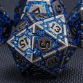 DND Metal Dice Set, Polyhedral Dice Set by Unknown