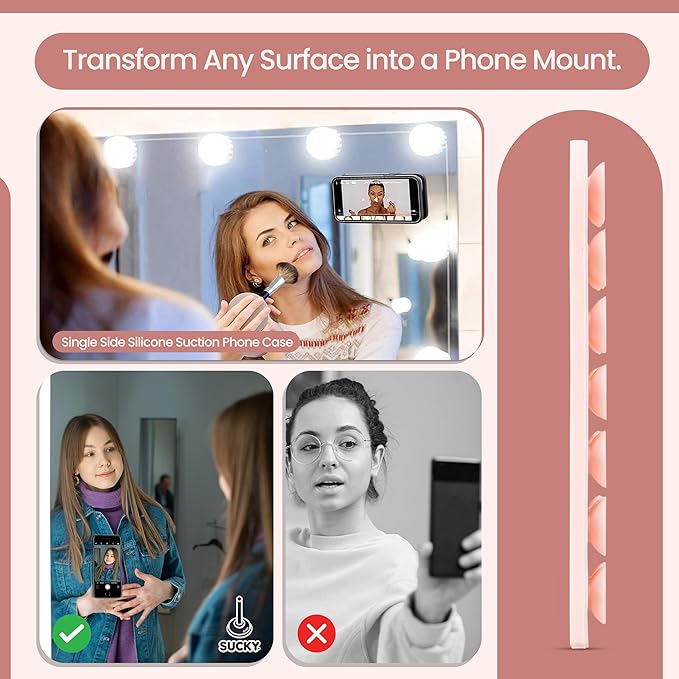 SUCKY Silicone Suction Phone Case Adhesive Octo Cup Buddy Mount - Image 3