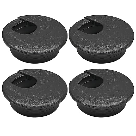 Desk Grommet 2", Desk Cord Hole Cover, Cable Grommet ABS Plastic, Desk Hole by BOPOREAE