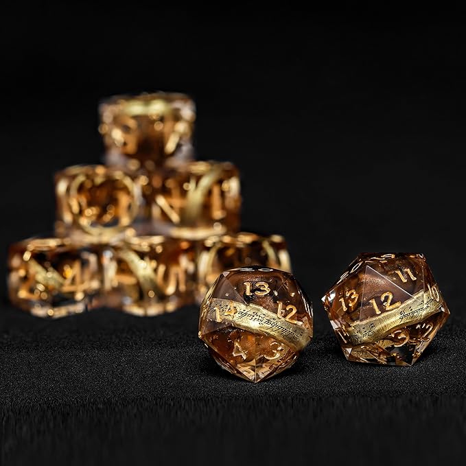 D6 Dice Set – 10× Six-Sided Resin Dice - Image 5