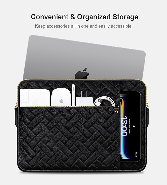 Lacdo 15-15.6 Inch Laptop Sleeve Case - Image 3