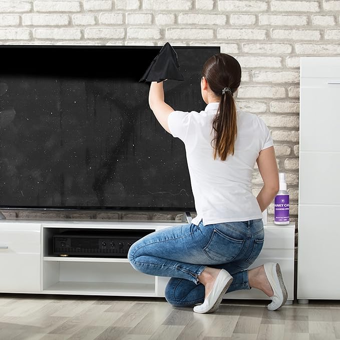 Swanky Screen Cleaner Kit: Microfiber Cloths & Spray - Image 5