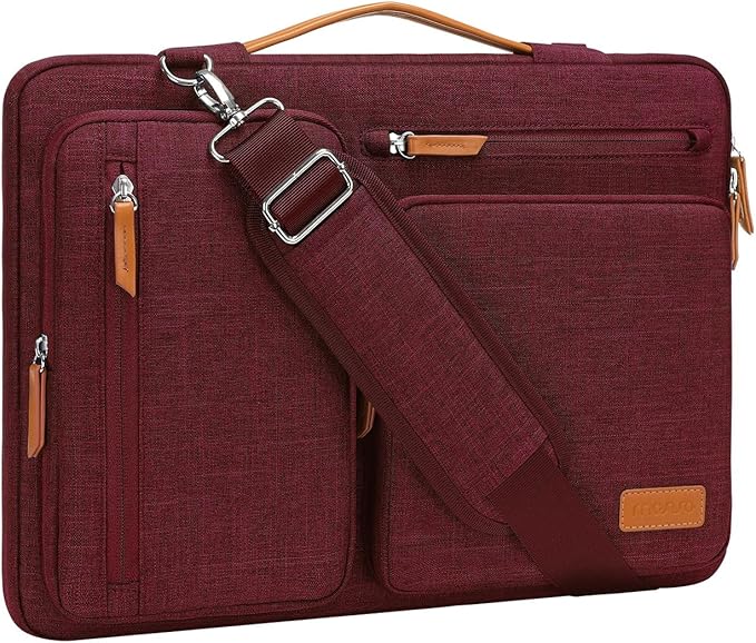 MOSISO 360 Protective Laptop Shoulder Bag, 15-15.6 inch Computer Bags Compatible by MOSISO