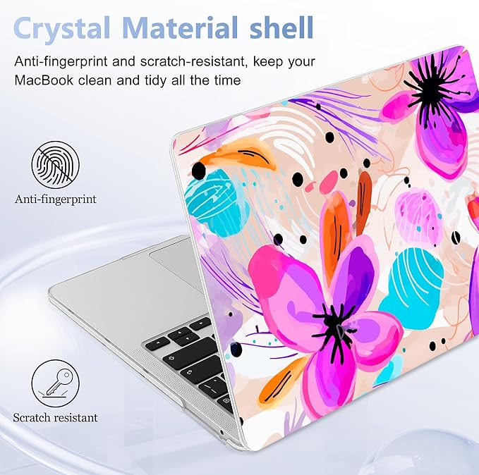 Case for MacBook Pro 13 inch with/Without Touch Bar, Hard Shell + Keyboard - Image 6