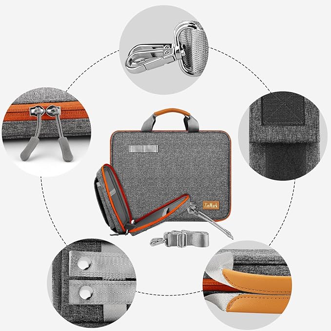 Laptop Case 15.6 Inch Briefcase Military-Grade Protection - Image 5