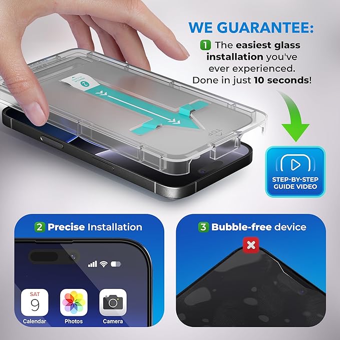 Deppa |2 Pack| for iPhone 16 Pro Max Anti-Blue Light Screen Protector '| - Image 3