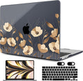 MEEgoodo Case for M4/M3/M2 MacBook Air 13.6 inch Case 2025 2024 2022, Fit Model by MEEgoodo