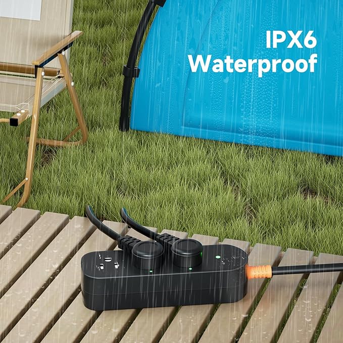 3-Outlet 10ft Extension Cord - Image 2
