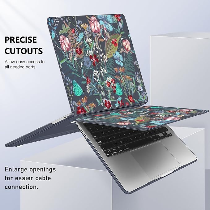 Case for MacBook Pro 13 inch with/Without Touch Bar, Hard Shell + Keyboard - Image 8