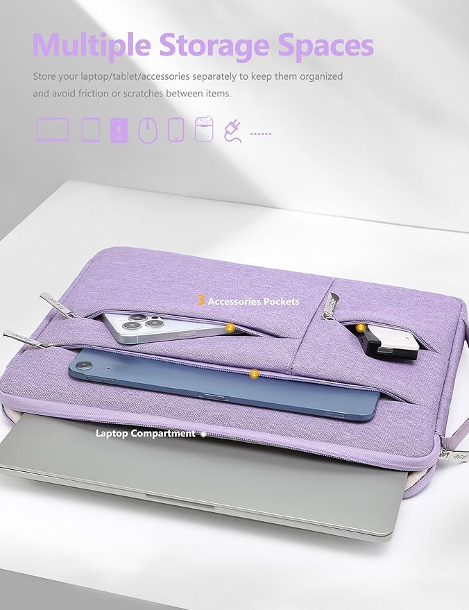 HYZUO 14-15 Inch Laptop Sleeve Bag - Image 2