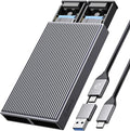 ORICO Dual M.2 NVMe SATA SSD Enclosure, USB C to M2 Adapter by PioneerDataSolutionPowerYourFuture