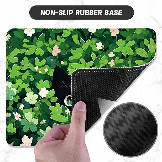 ITNRSIIET Mouse Pad with Stitched Edge Premium Textured Smooth Precise - Image 3