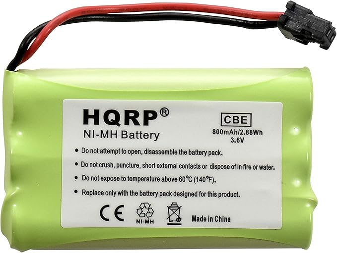 HQRP 5-Pack Cordless Phone Battery Compatible - Image 3