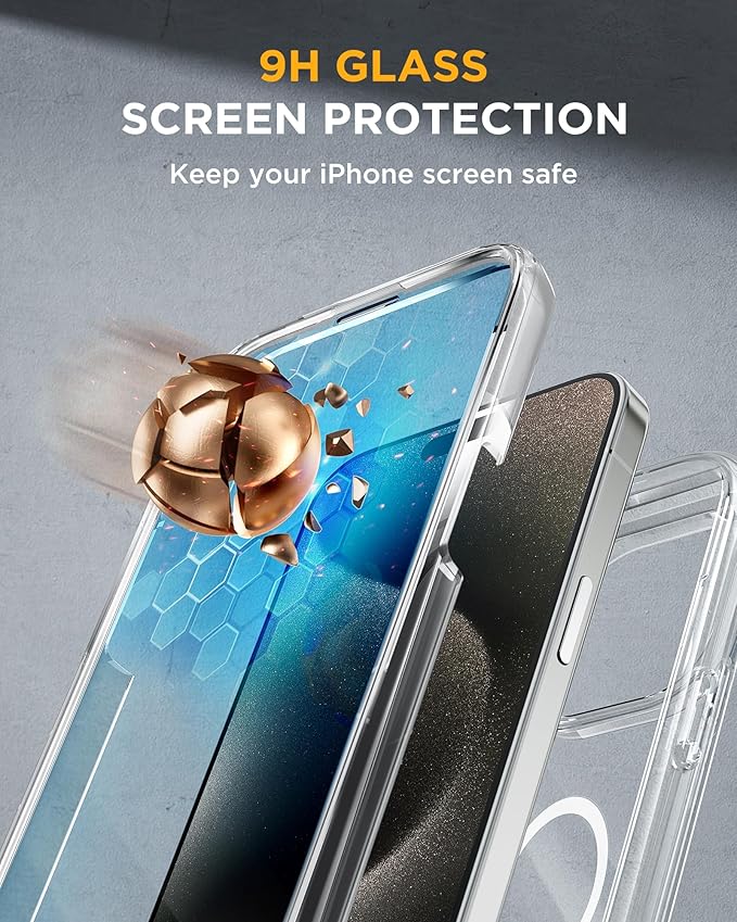 Miracase Magnetic for iPhone 15 Pro Case Full-Body Bumper Phone case - Image 3