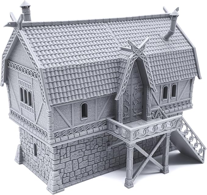 EnderToys The Brewhouse by Printable Scenery, 3D Printed Tabletop RPG Scenery - Image 4