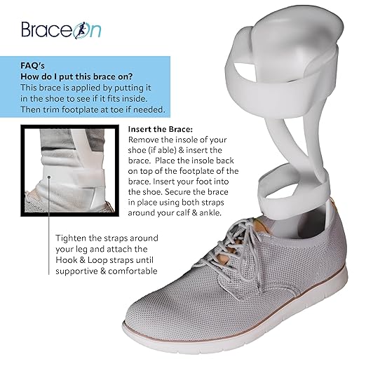 BraceOn AFO Swedish Drop Foot Stabilizer - Image 6