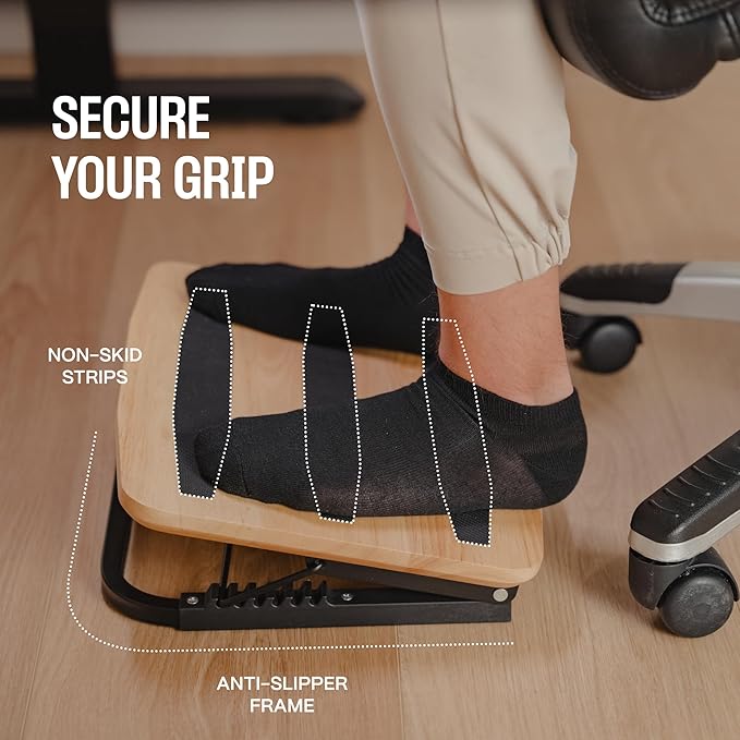 Adjustable Under Desk Foot Stool - Image 7