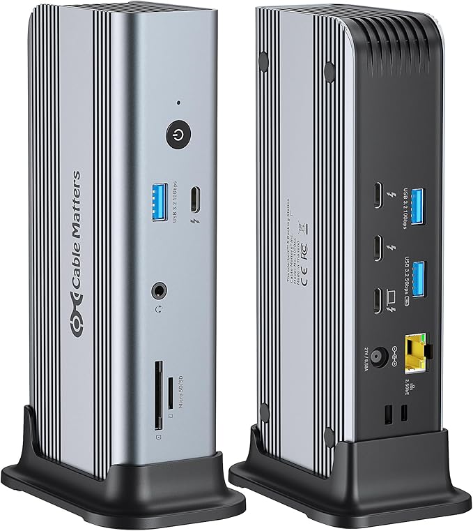 Cable Matters 11-in-1 Thunderbolt 5 Dock by CableMatters